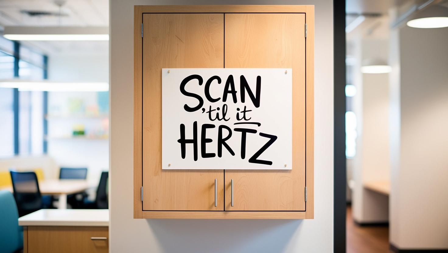 Scan 'til it Hertz